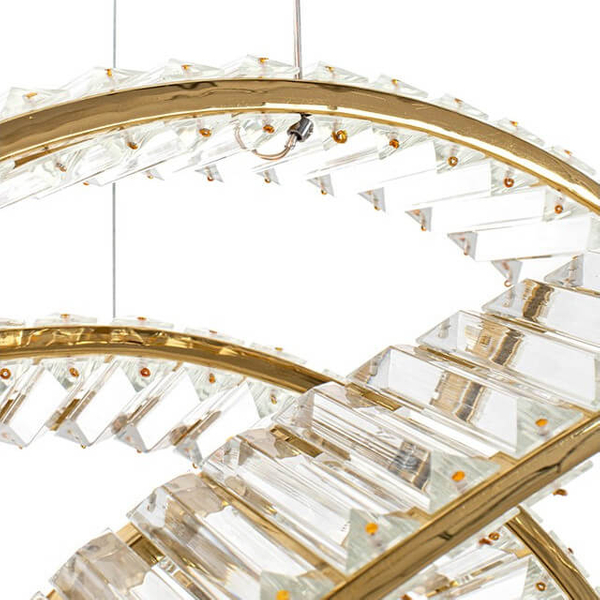 Wisząca lampa do jadalni Wave MSE1501100188 Moosee LED 28W 3000K złota