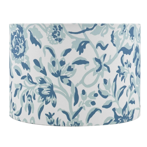 Klosz do lampy Down DOW1023-EH Dar Lighting okrągły bawełniany niebieski