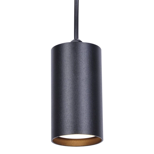 Wisząca LAMPA pająk Puerto K-4896 Kaja tuby metalowe do sypialni czarne