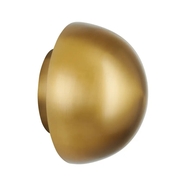 Złota lampa ścienna BUTTON ST-9931W okrągła LED 1x11W metalowa