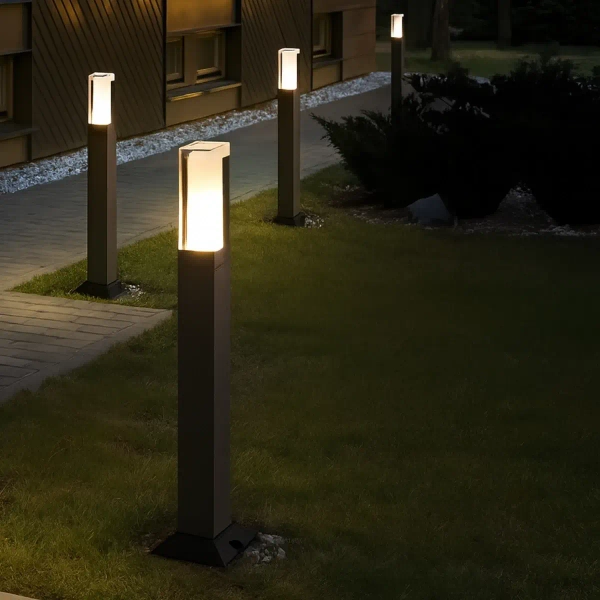 Ogrodowa lampa słupek Gondor SOGON LED 10W 3000K czarny