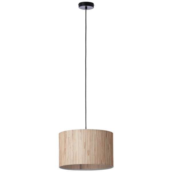 Zwisająca lampa boho Wimea 99428/09 trawa morska tuba beżowa czarna