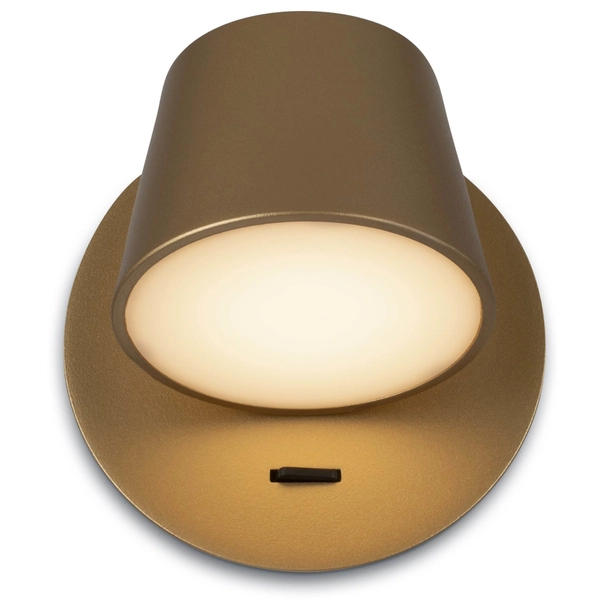 Ledowy kinkiet ścienny Pixel MOD421WL-L6BS3K 7W 3000K mosiądz