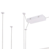 Minimalistyczna lampa wisząca GEOMETRIC P0272 LED 79,8W 3000K metal biała