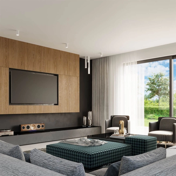 Metalowa lampa sufitowa SL.0996 salonowy dwonlight biały