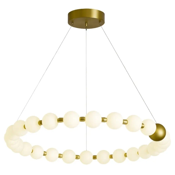 Kulista lampa wisząca Pontti LWPONR LED 56W 3000K kule do salonu złoty