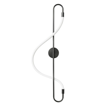 Ścienna lampa salonowa Essa ST-B3554 black LED 9W 3000K metal biały czarny