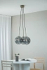 Lampa sypialniana Dione 108417 szklane kule wiszące czarne