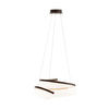 Lampa wisząca Rustin PND-58728-45W-3K Italux LED 45W 3000K kawowy przezroczysty