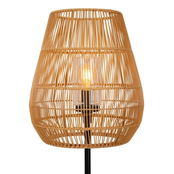 Lampa podłogowa NERIDA 03845/81/72 IP44 do salonu drewniany