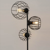 Stojąca lampa loft Madam 32375 podłogowy druciak czarny do salonu