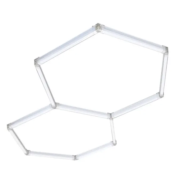 Garażowa lampa sufitowa Geometric LP-0209/2C 4K LED 4000K IP44 biały