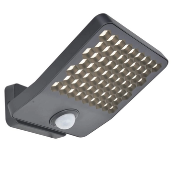 Elewacyjna lampa czujnik PIR ATLANTIS 7801604118 LED 24W 4000K IP54 szara