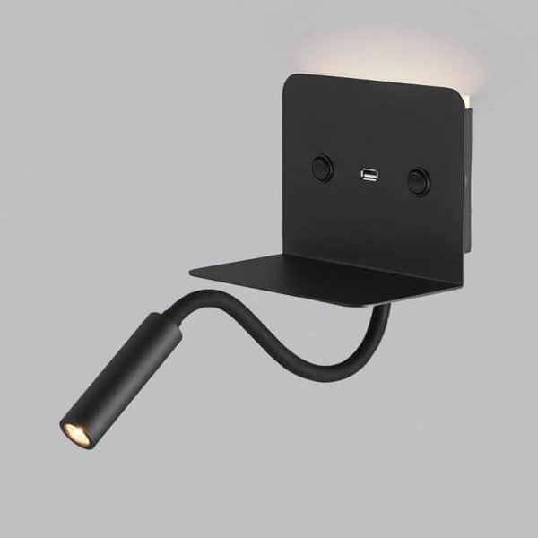 Kinkiet ścienny VERA AZ3201 Azzardo LED 9W 3000K tubka czarny