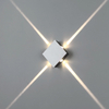 Kinkiet do sypialni Mollis 616004102 Elkim LED 4W 3000K kostka biała