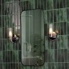 Naścienna lampa do łazienki Bolton BOL0750 z włącznikiem IP44 chrom