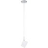 LAMPA wisząca ZEN MD13026003-1A Italux szklana OPRAWA zwis kwadratowy biały chrom