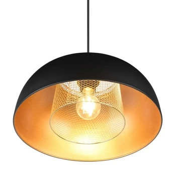 Zwieszana lampa Punch R30811932 RL Light kopuła do salonu czarna