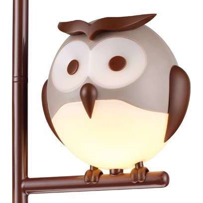 Dziecięca lampa sufitowa OWL ML244 Milagro do pokoju dziecka sowy brązowe