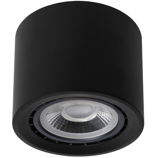 Downlight LAMPA sufitowa FEDLER  09921/12/30 Lucide metalowa OPRAWA tuba spot czarny