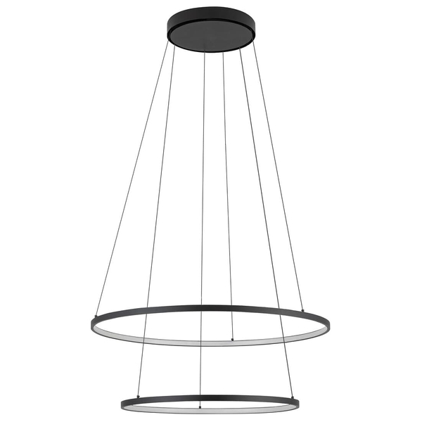Zwisowa lampa salonowa Circolo 10864 Nowodvorski LED 35W 4000K czarna