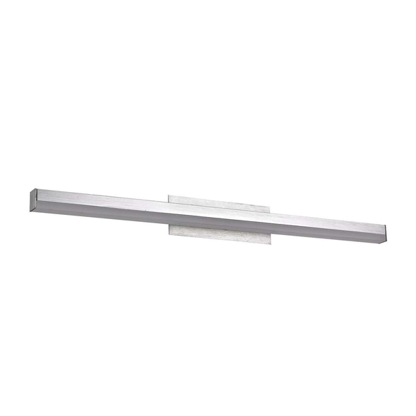 Kinkiet LAMPA ścienna DANIEL MB14404-01L BA Italux metalowa OPRAWA liniowa LED 12W 3000K nad lustro galeryjka aluminium