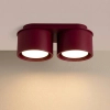 Sufitowa lampa MODO burgundowa SL.2455 2xGx53 podwójna