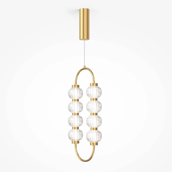 Lampa zwieszana Amulet MOD555PL-L11G3K LED 16W 3000K złoty przezroczysty