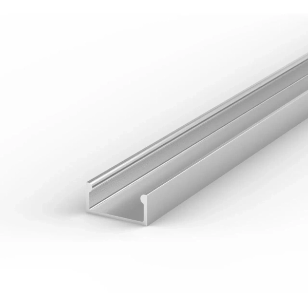 Podłużny profil LED do taśm P4-1S2 metalowa listwa srebrna