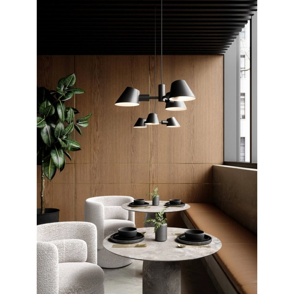 Wisząca lampa potrójna Stay 2120703003 nad stół czarny