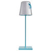 Przenośna lampa stołowa Ostap TB-2749-BL Italux LED 5W 3000K+RGB IP54 niebieska