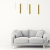 LAMPA wisząca GOLDIE ML5714 Milagro metalowa OPRAWA zwis LED 15W 4000K tuby na listwie złote