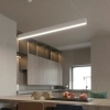 Metalowa lampa wisząca Sigi PL0128-WH Yaskr LED 36W 3000K listwa biała
