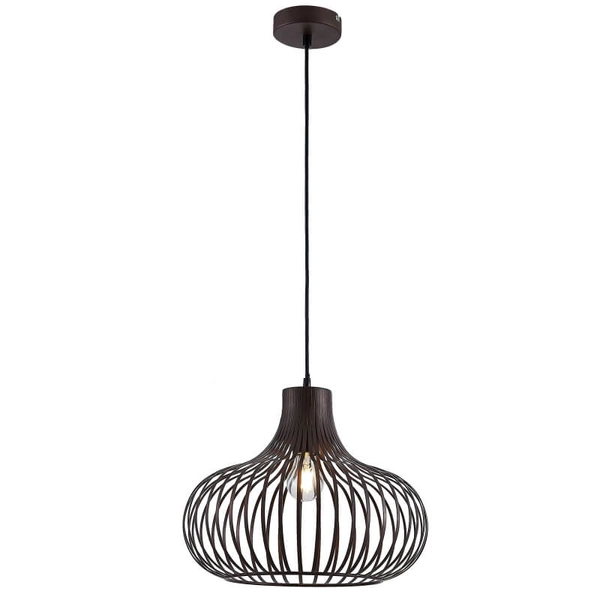 Loftowa lampa wisząca Mateo 33370111X regulowana druciana czarna