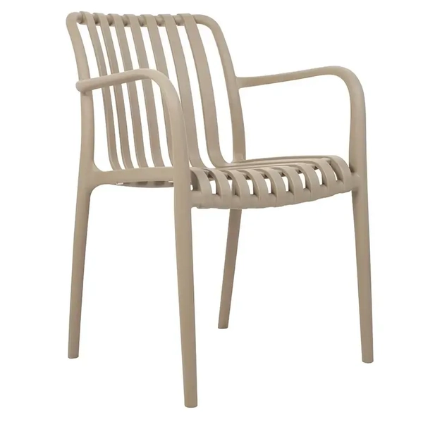 Krzesło na zewnątrz STRIPS KH1501100283 King Home minimalistyczne beżowe