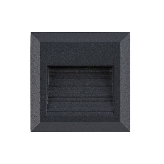 Elewacyjna lampa podtynkowa SIDEWALK 8148 LED 1,6W 3000K IP54 czarna