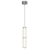 Pojedyncza zwisająca lampa Love P0648 LED 11W 3000K tubka srebrny