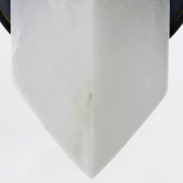 Nowoczesny kinkiet Valencia QN-VALENCIA-1WB-UBZ-AR alabaster czarny