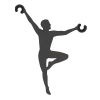 Uchwyt do regulacji przewodów ACROBAT 11797 metalowy jedwabisty grafit