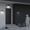 Kinkiet ścienny ogrodowy Share O443WL-L12GF3K IP54 LED 12W 3000K grafitowa