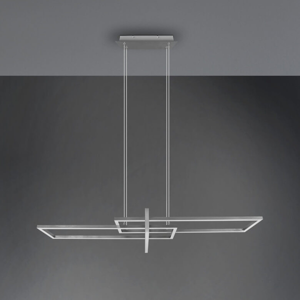 Lampa wisząca ściemnialna ZENITRA DL307320310 LED 34W 3000K srebrna