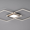 Natynkowa lampa Asmin squares LED 45W 3000K aluminium stal