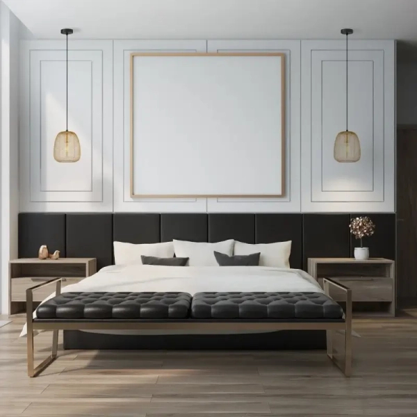 Salonowa lampa wisząca Amiria PND-28612-GD-AMB Italux klatka złoty