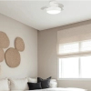 Biały wentylator sterowany pilotem 25329 1x LED 20W 3000-6000K do salonu
