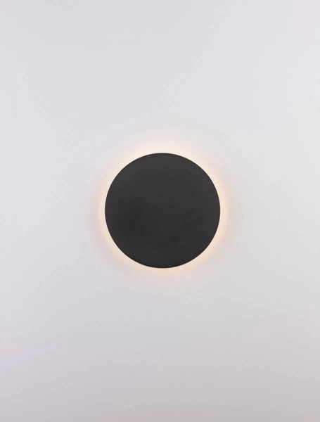 Ścienna lampa metalowa Chica do gabinetu LED 12W 3000K czarna