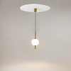 Lampa wisząca The Sixth Sense Z020PL-L6BS3K LED 7W 3000K mosiądz biała