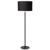 Klasyczna lampa podłogowa z abażurem Maya 45709/81/30 czarna
