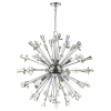 Designerska wisząca lampa Exodus EXO0850 kryształowa chrom