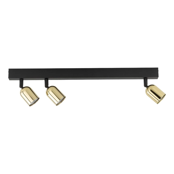 Potrójna lampa sufitowa reflektorki Top 6315 TK Lighting czarna złota