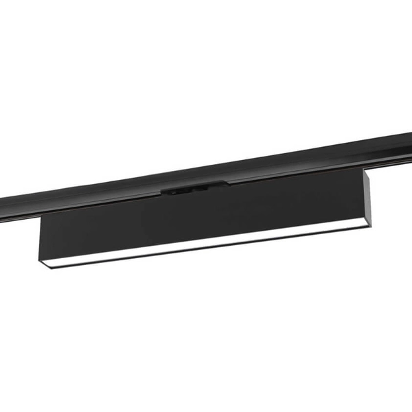 Metalowa oprawa sufitowa MOON LP-559/3 R-1F BK Light Prestige LED 12W 3000K do 1-fazowego systemu szynowego czarna